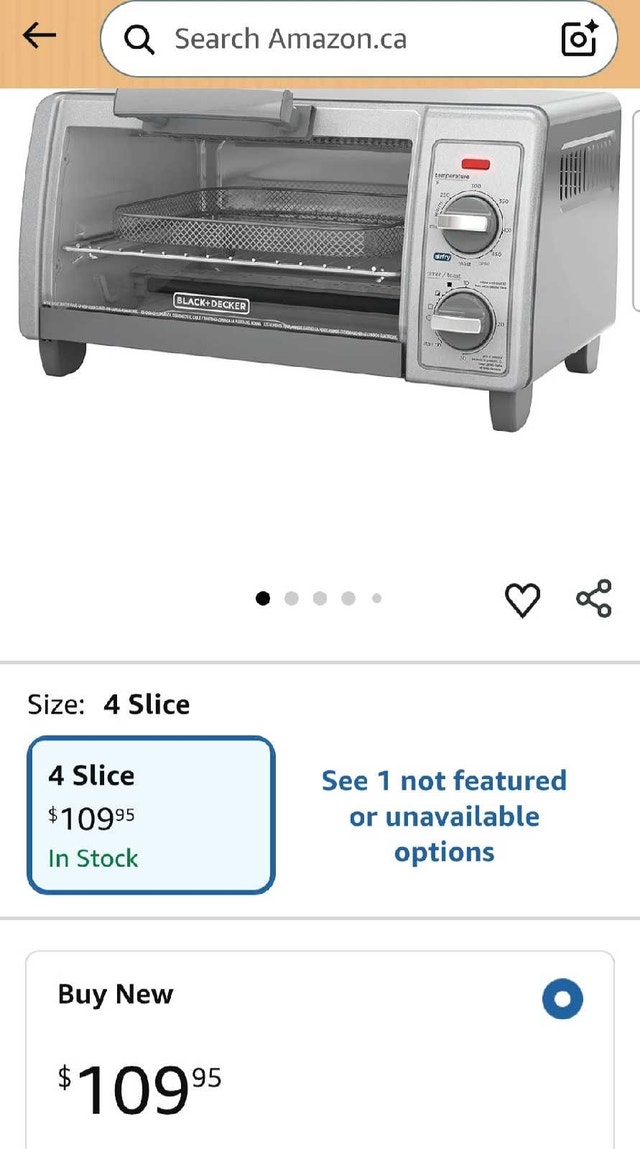 Black and Decker Toaster Oven - photo 2