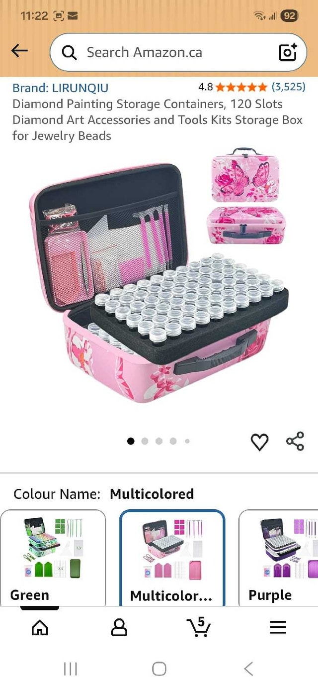 Diamond Painting Storage 120 Slots