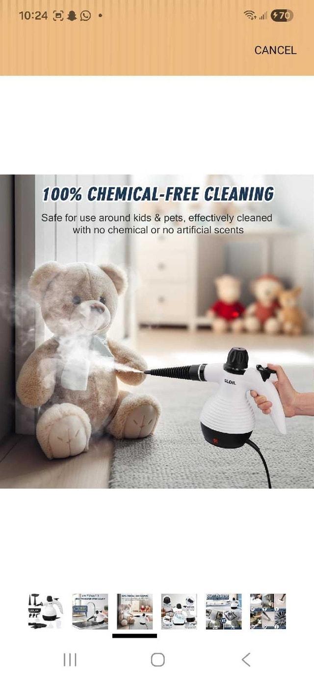 Gloil Handheld Steam Cleaner - New - photo 5