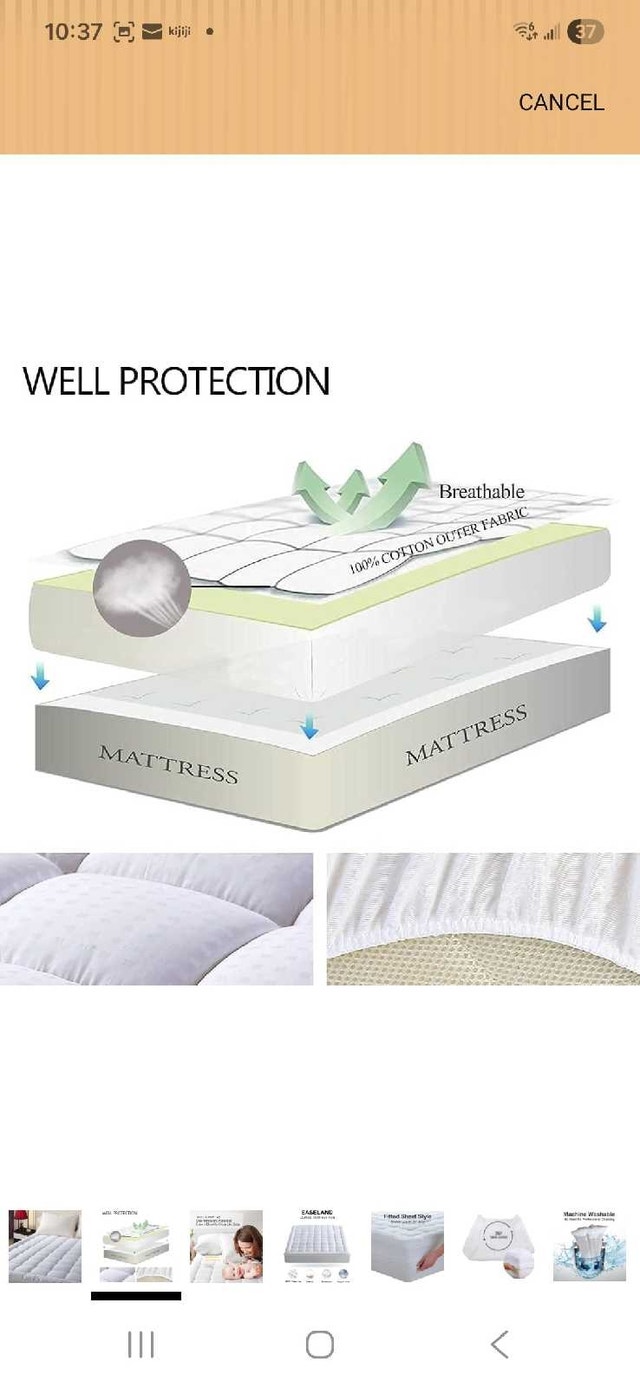 New King Size Mattress Pad - photo 4