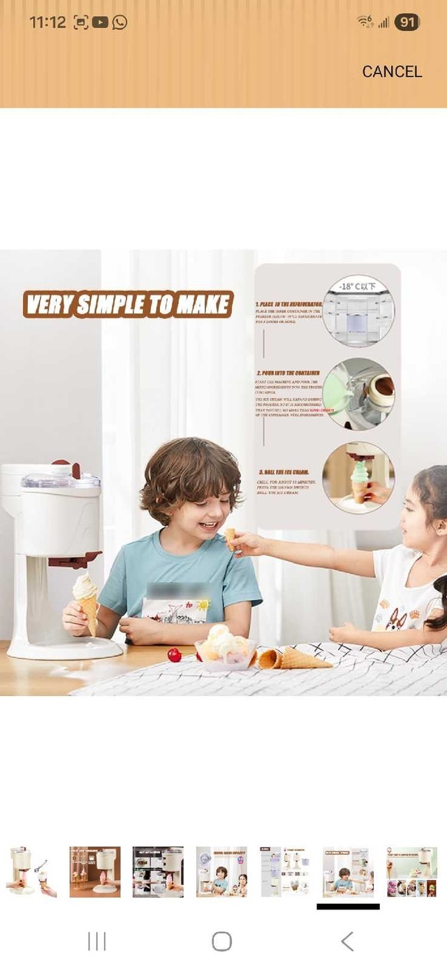 New Soft Serve Ice Cream Machine - 1L Capacity - photo 5