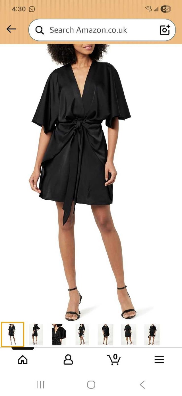 New Black Dress with Tags - Size S