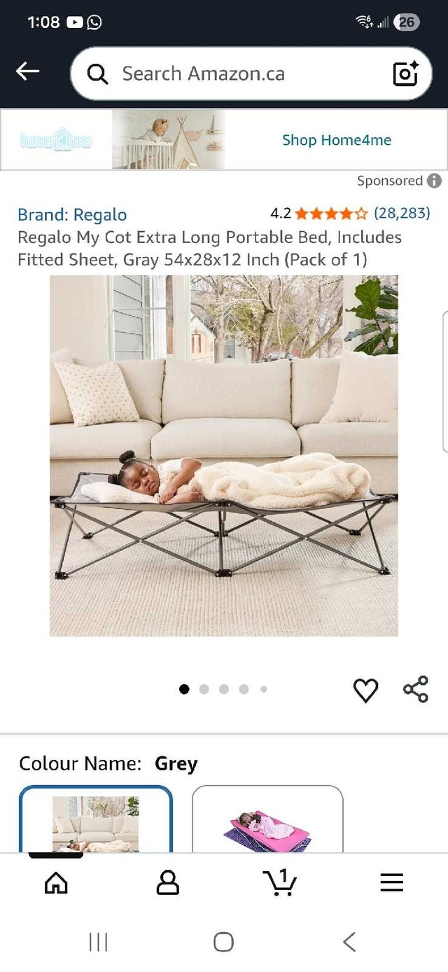 Regalo My Cot Portable Bed