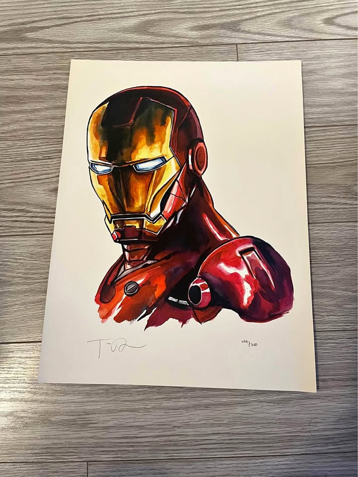 Iron man print by Tim Doyle