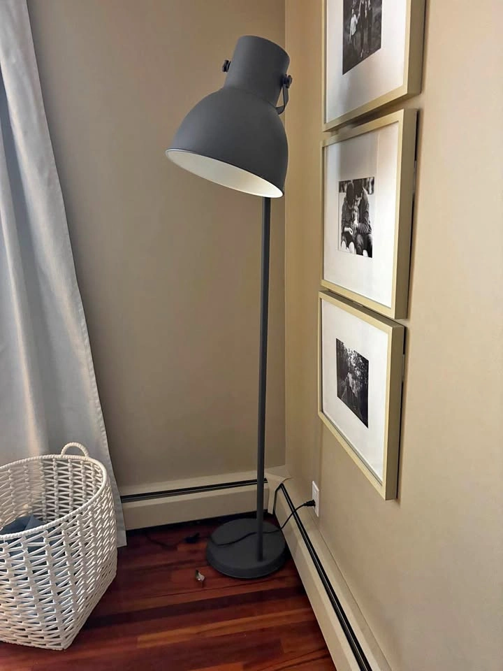 IKEA HEKTAR Dark Gray Floor Lamp
