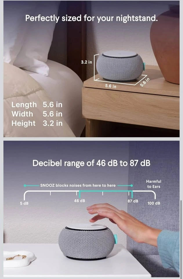 SNOOZ Smart White Noise Machine - photo 5