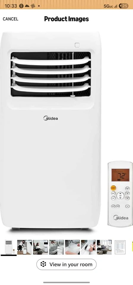 Midea 3-in-1 Portable AC, Humidifier, Fan
