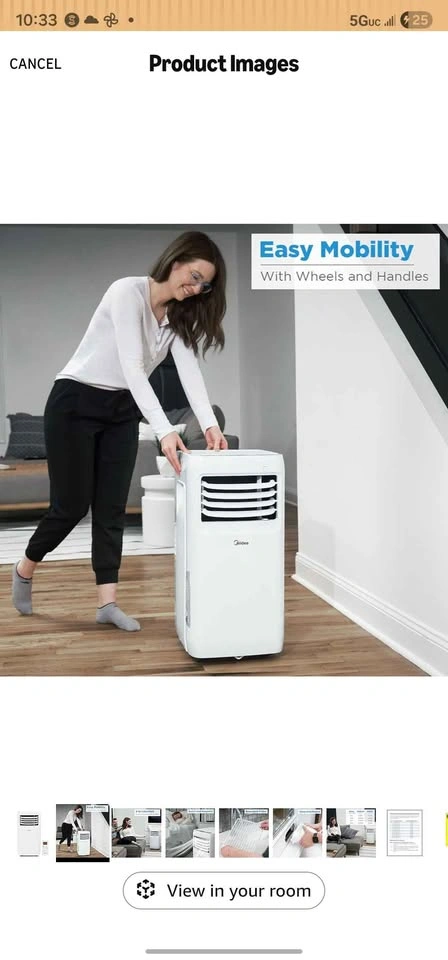 Midea 3-in-1 Portable AC, Humidifier, Fan - photo 2