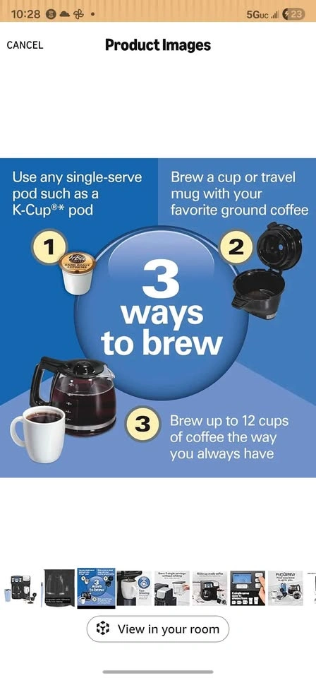 Hamilton Beach Flex Brew Coffee Maker - photo 2
