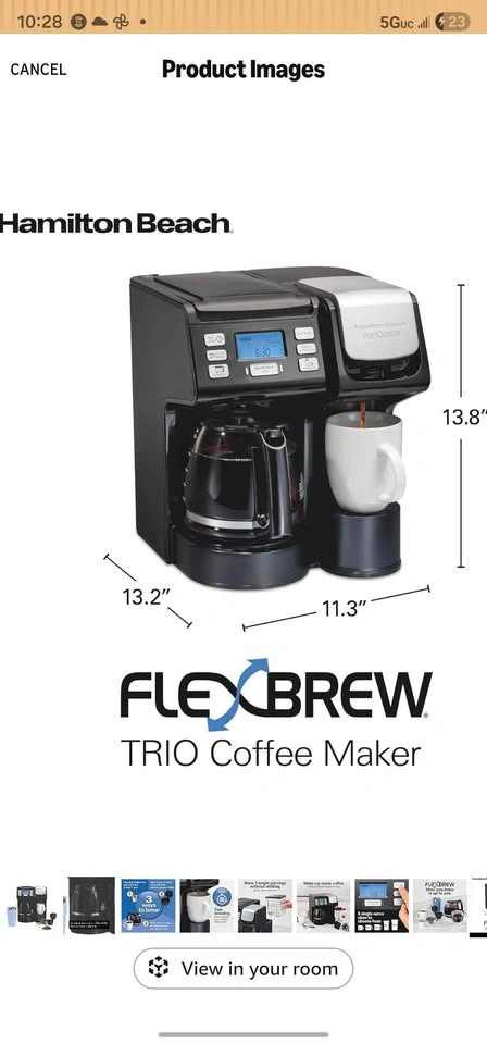 Hamilton Beach Flex Brew Coffee Maker - photo 4