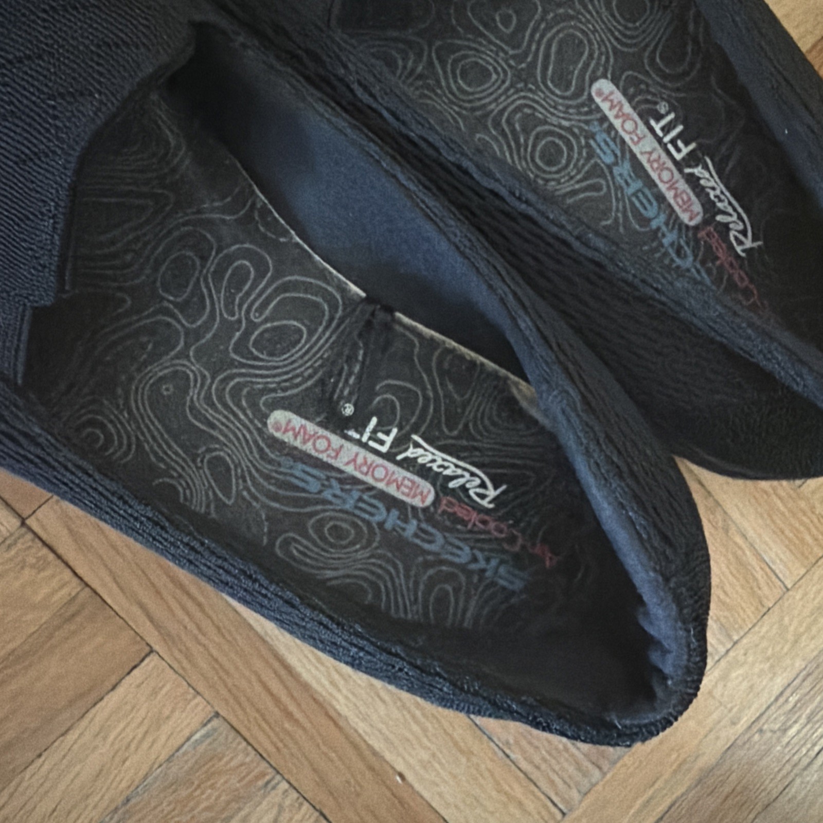 SKECHERS # 56135/BLACK SLIP ON FLATS WOMEN Size 8 US - photo 2