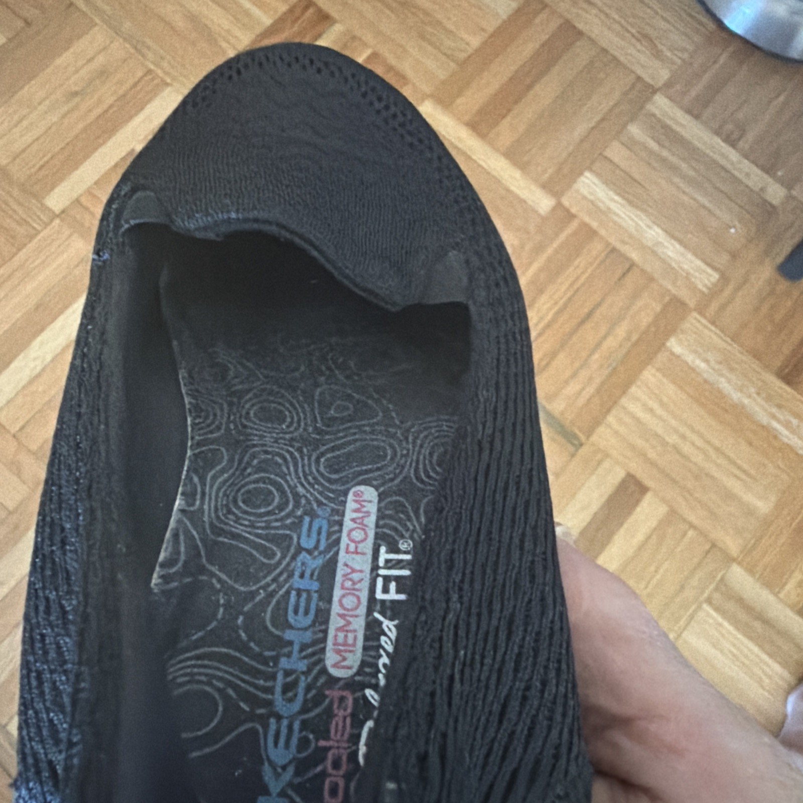 SKECHERS # 56135/BLACK SLIP ON FLATS WOMEN Size 8 US - photo 3