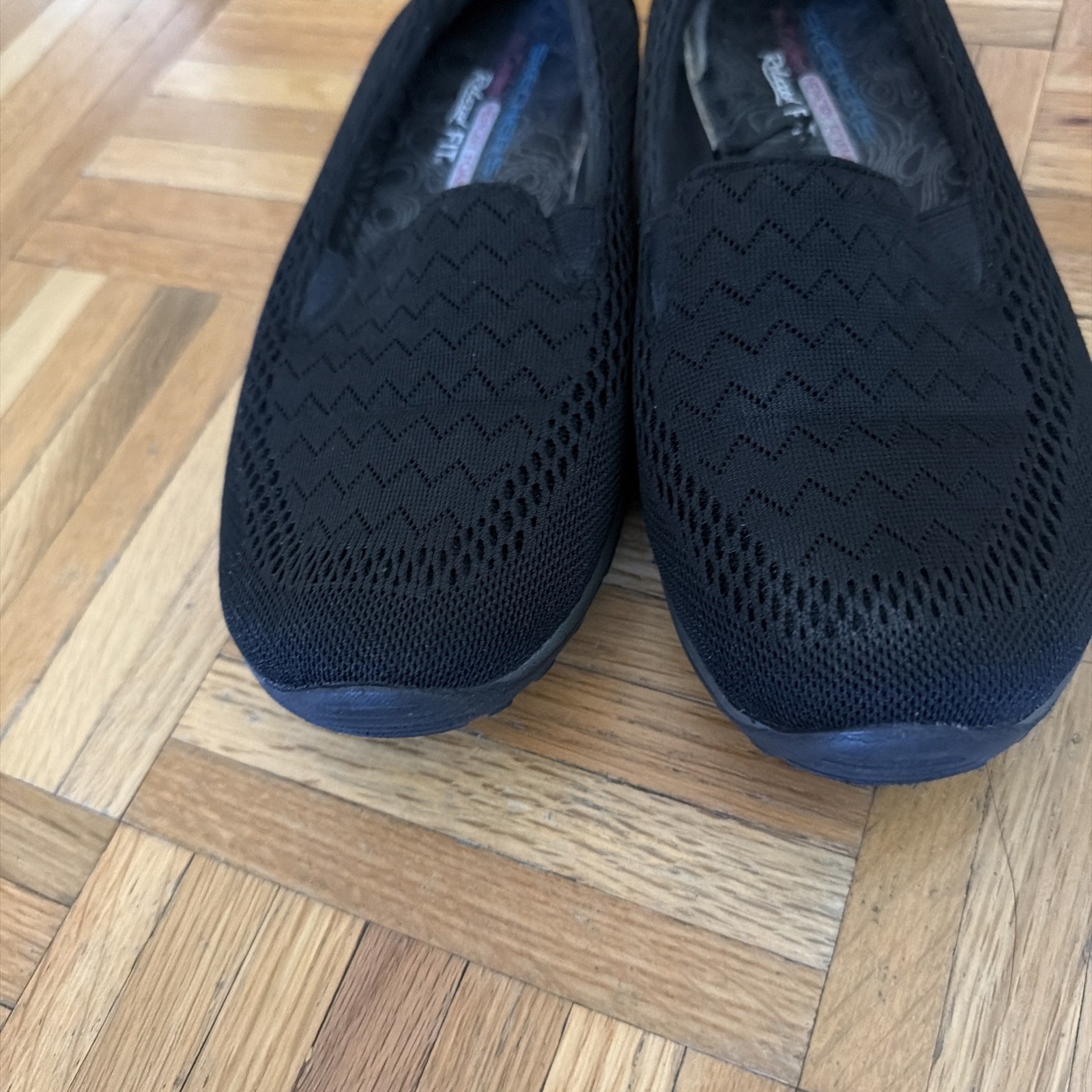 SKECHERS # 56135/BLACK SLIP ON FLATS WOMEN Size 8 US - photo 5