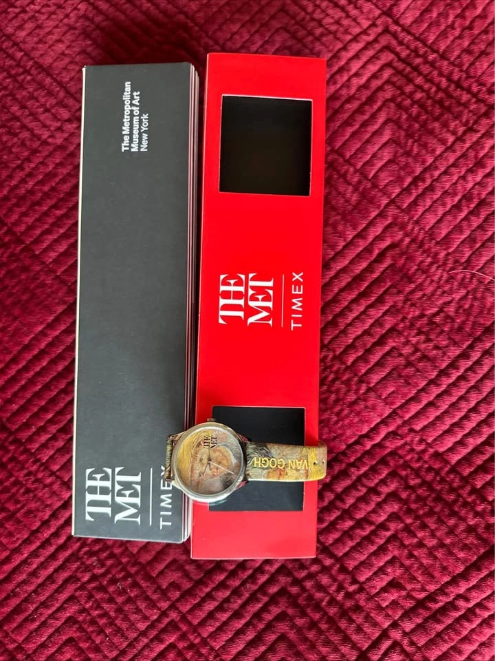 Timex x The Metropolitan Van Gogh Watch Unisex 40mm Silver Tone - photo 2