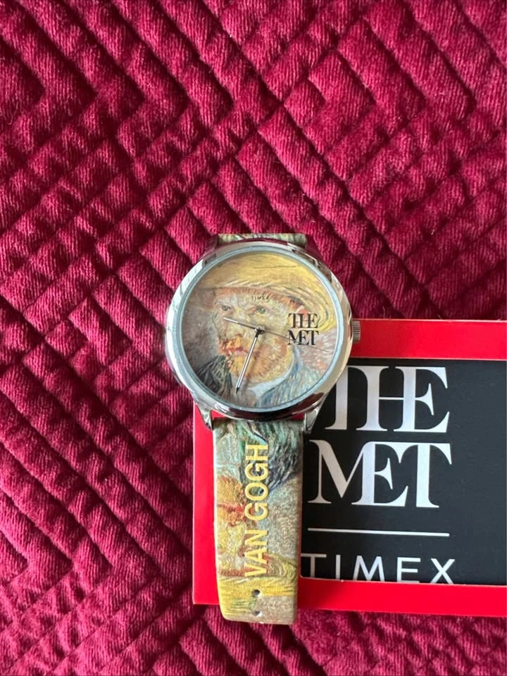 Timex x The Metropolitan Van Gogh Watch Unisex 40mm Silver Tone - photo 3