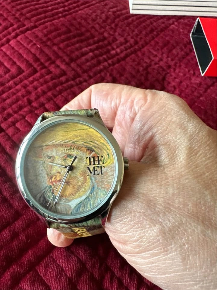 Timex x The Metropolitan Van Gogh Watch Unisex 40mm Silver Tone - photo 4