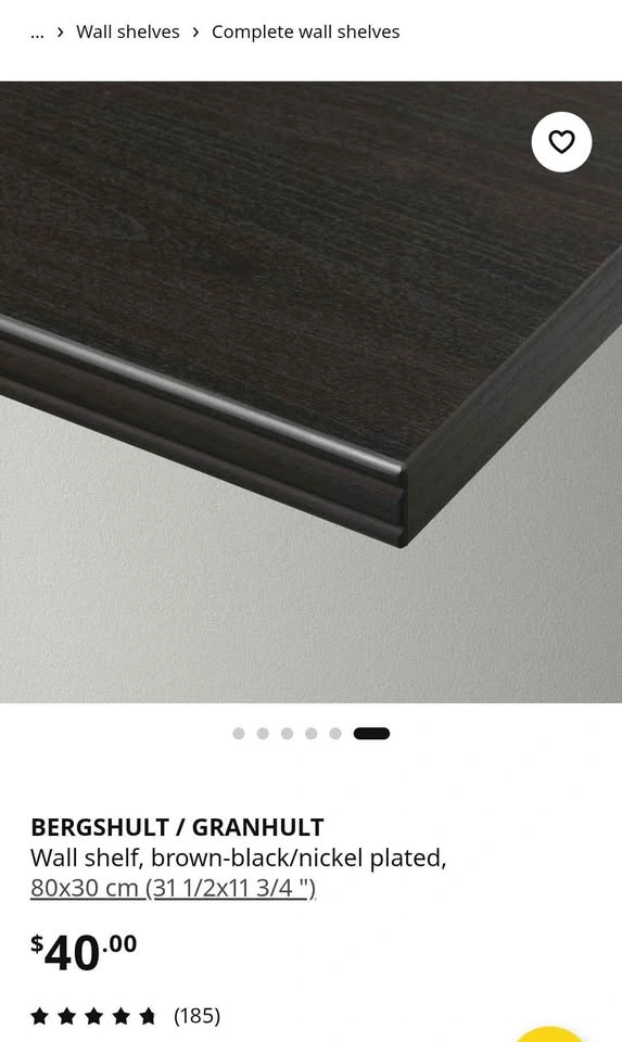 Ikea BERGSHULT / GRANHULT Shelves - photo 3