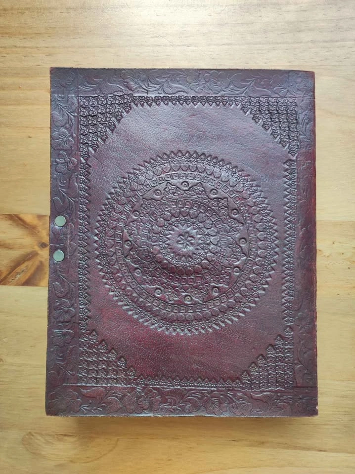 Embossed Leather Journal - Elephant & Mandala - photo 2