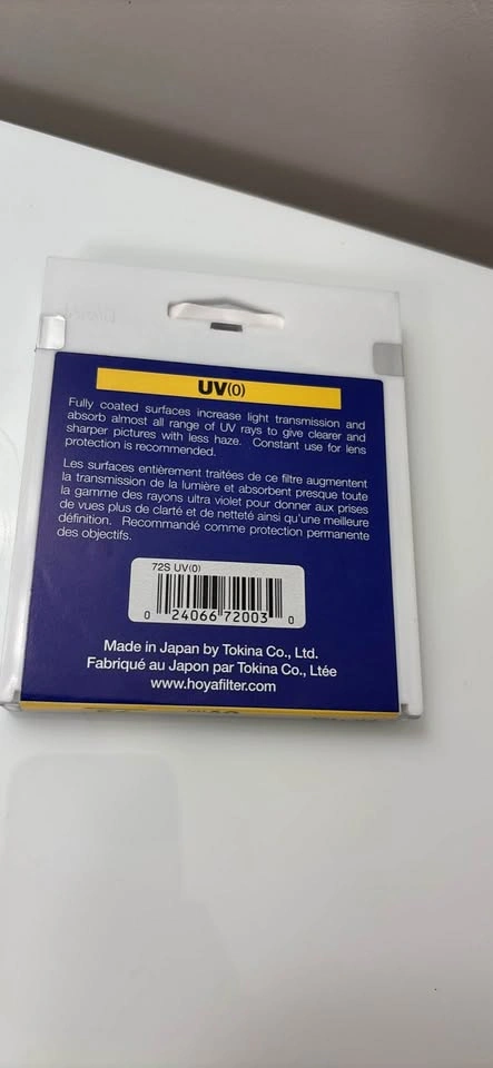Hoya 72mm UV(0) Filter - Multi-Coated UV Protection - photo 2