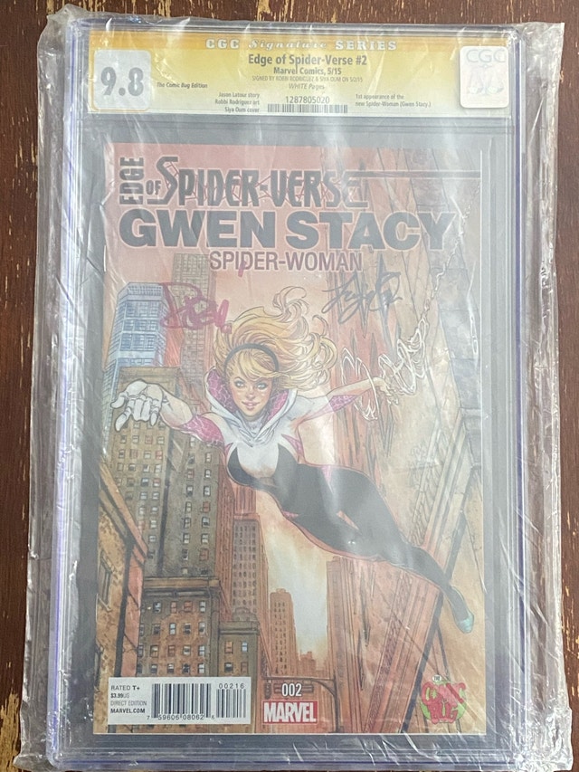Edge Spider-Verse Gwen Stacy #2 Signed CGC 9.8