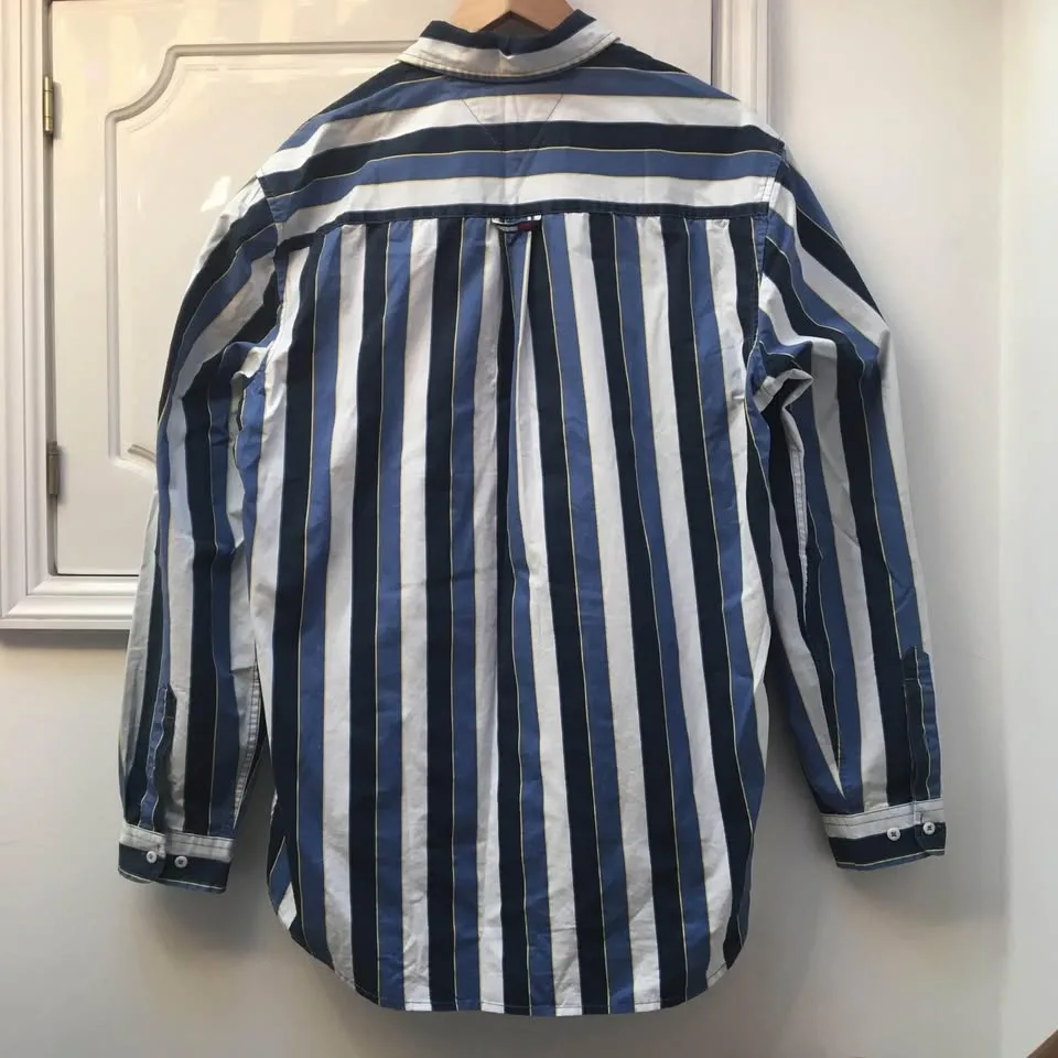 Mens Tommy Jeans long sleeve button shirt size XL - photo 2