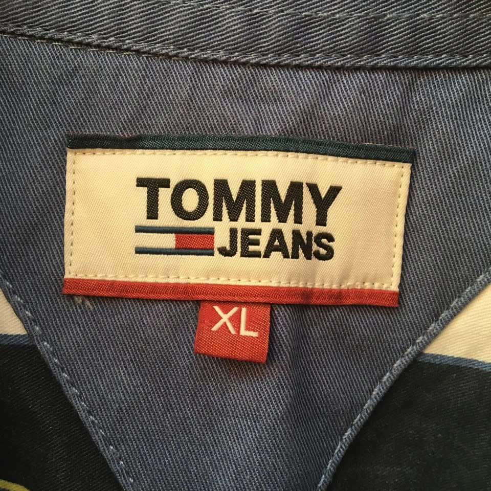 Mens Tommy Jeans long sleeve button shirt size XL - photo 4