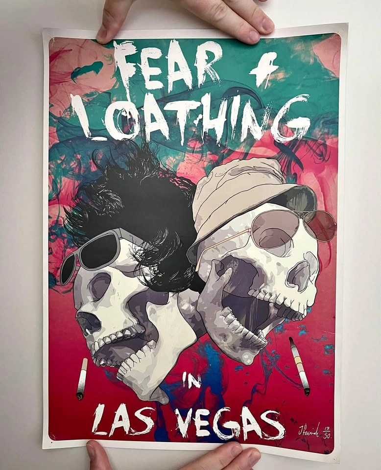 Fear and Loathing in Las Vegas Art Poster