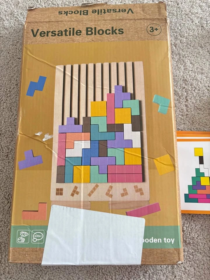 Versatile Blocks Wooden Stacking Puzzle Game
