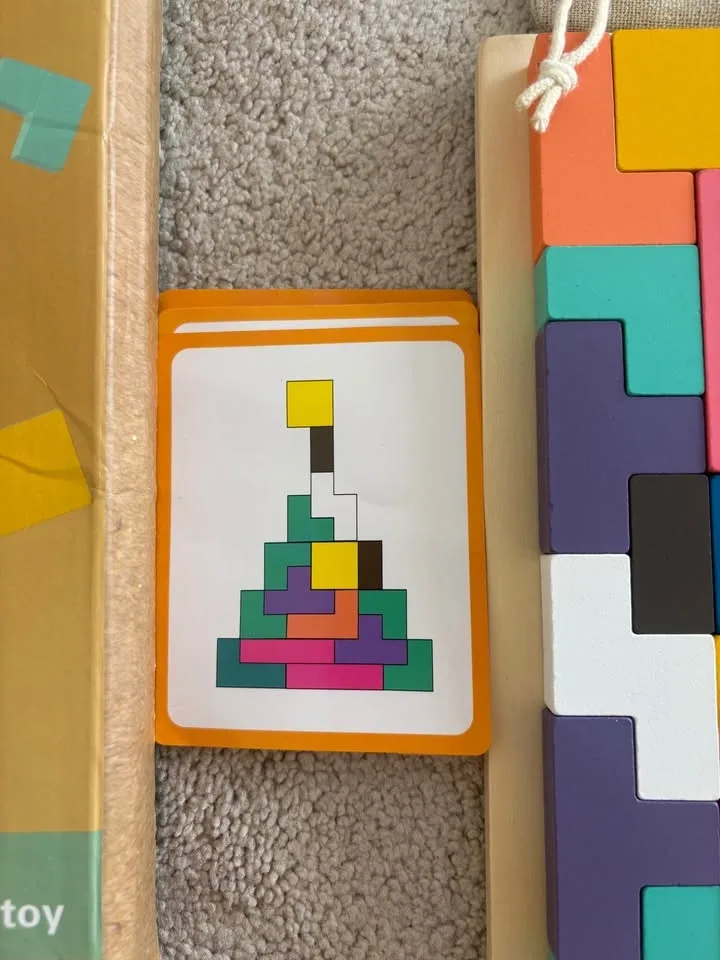 Versatile Blocks Wooden Stacking Puzzle Game - photo 2