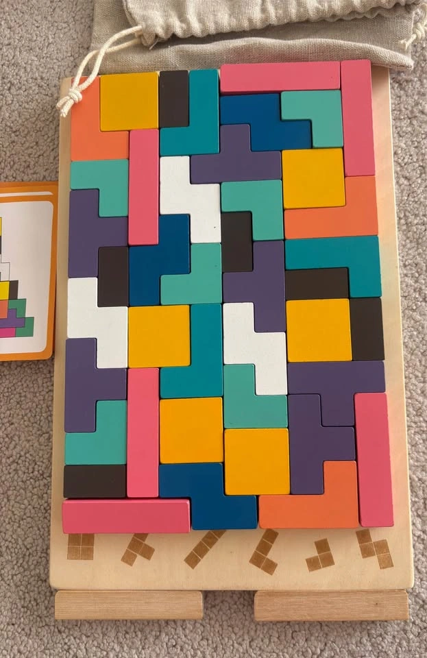 Versatile Blocks Wooden Stacking Puzzle Game - photo 3