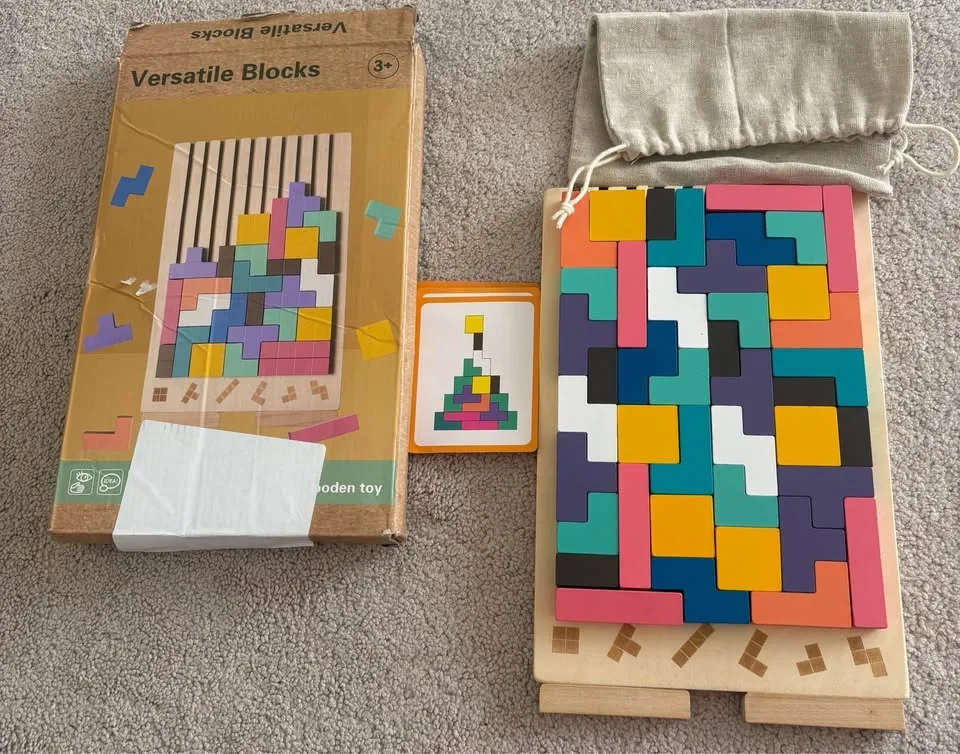 Versatile Blocks Wooden Stacking Puzzle Game - photo 5