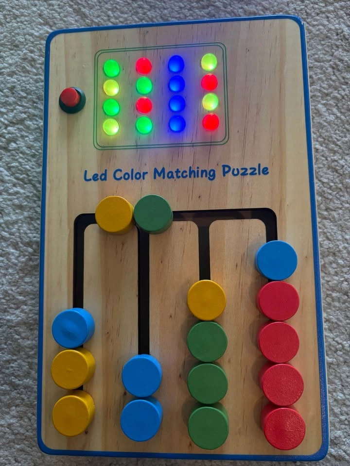 Educational LED Color Matching Puzzle (200 Lamp Bead Permutation - photo 2