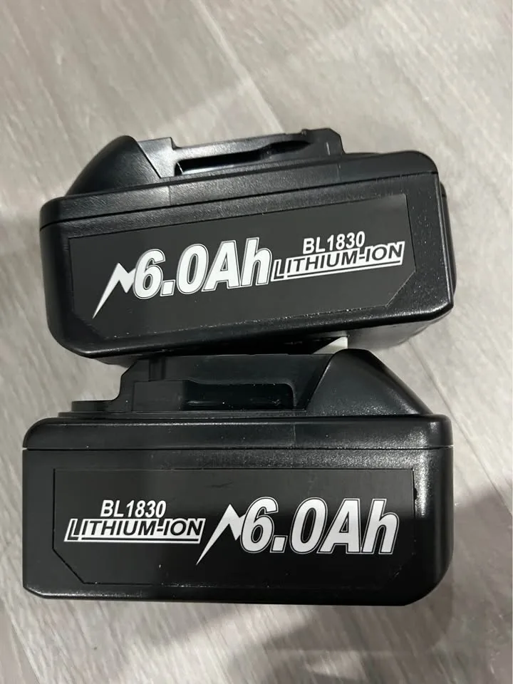 2x 6000mAh 18V Replacement Batteries for Makita - photo 2