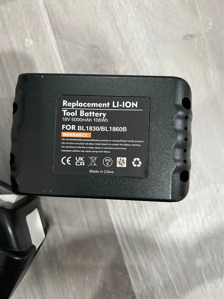 2x 6000mAh 18V Replacement Batteries for Makita - photo 4