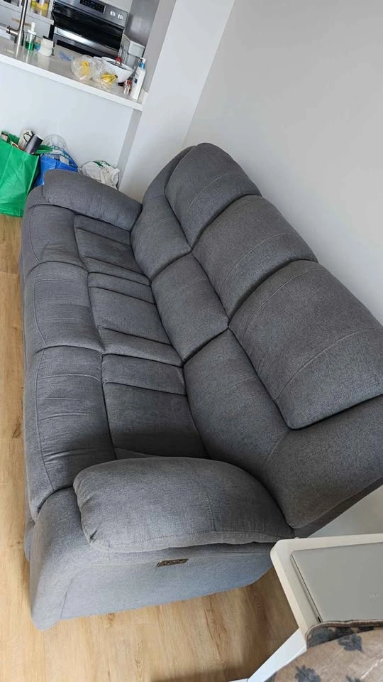 Leon Grey Electric Reclining Sectional Sofa - photo 3