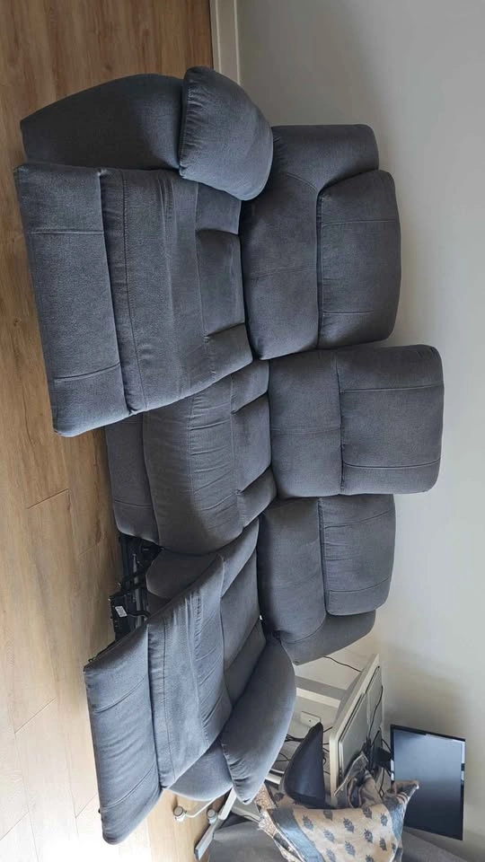 Leon Grey Electric Reclining Sectional Sofa - photo 5