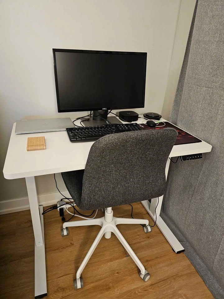 Height Adjustable Desk 40 x 24 Inches Electric Sit Stand Desk - photo 2