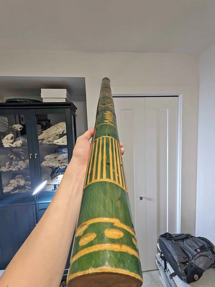 Large Hand Carved Rainstick