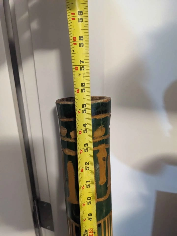 Large Hand Carved Rainstick - photo 2