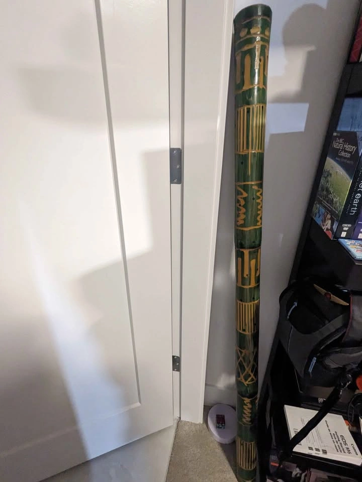 Large Hand Carved Rainstick - photo 3
