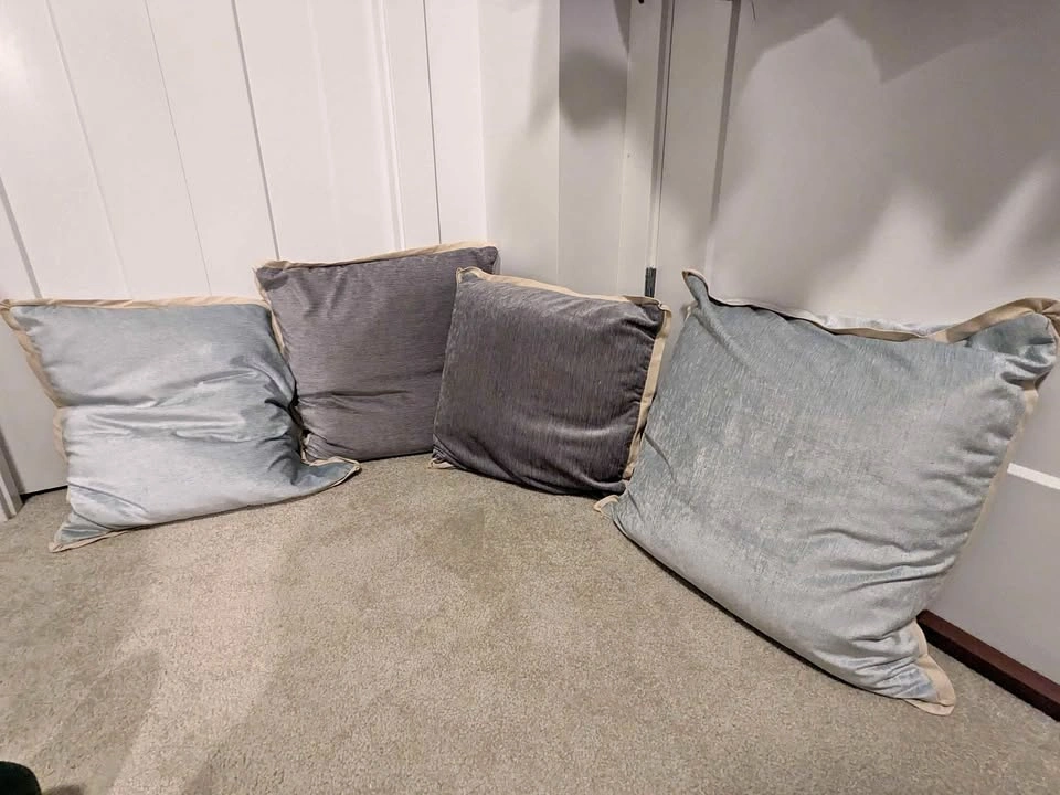 Feather stuffed Cushions