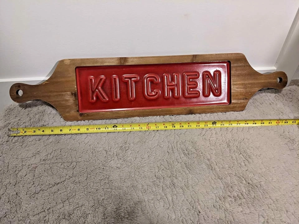 Kitchen Sign, Rustic.