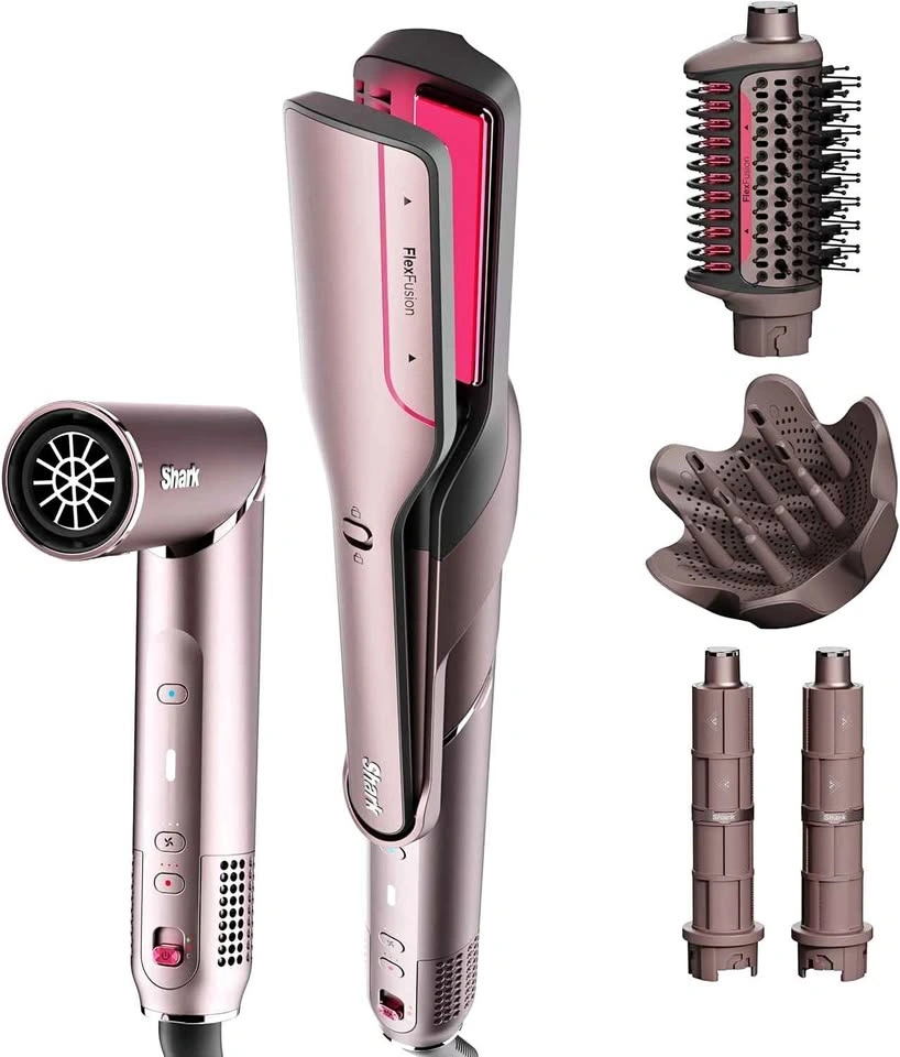 Shark FlexFusion Ceramic Air Styler & Hair Dryer (Cosmic Blush)