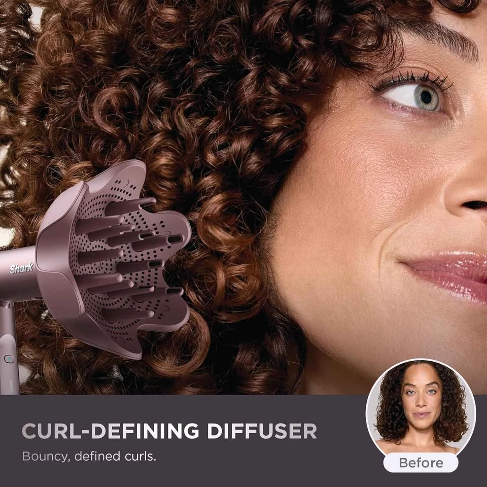 Shark FlexFusion Ceramic Air Styler & Hair Dryer (Cosmic Blush) - photo 5