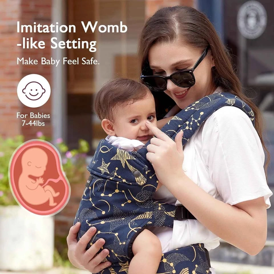 Momcozy Baby Carrier Newborn to Toddler (7-44lbs) - Starry Sky - photo 2