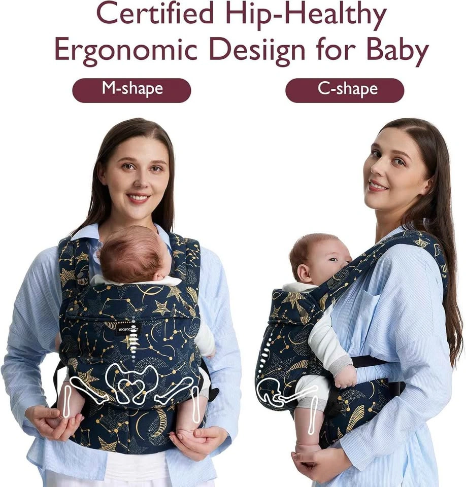 Momcozy Baby Carrier Newborn to Toddler (7-44lbs) - Starry Sky - photo 3