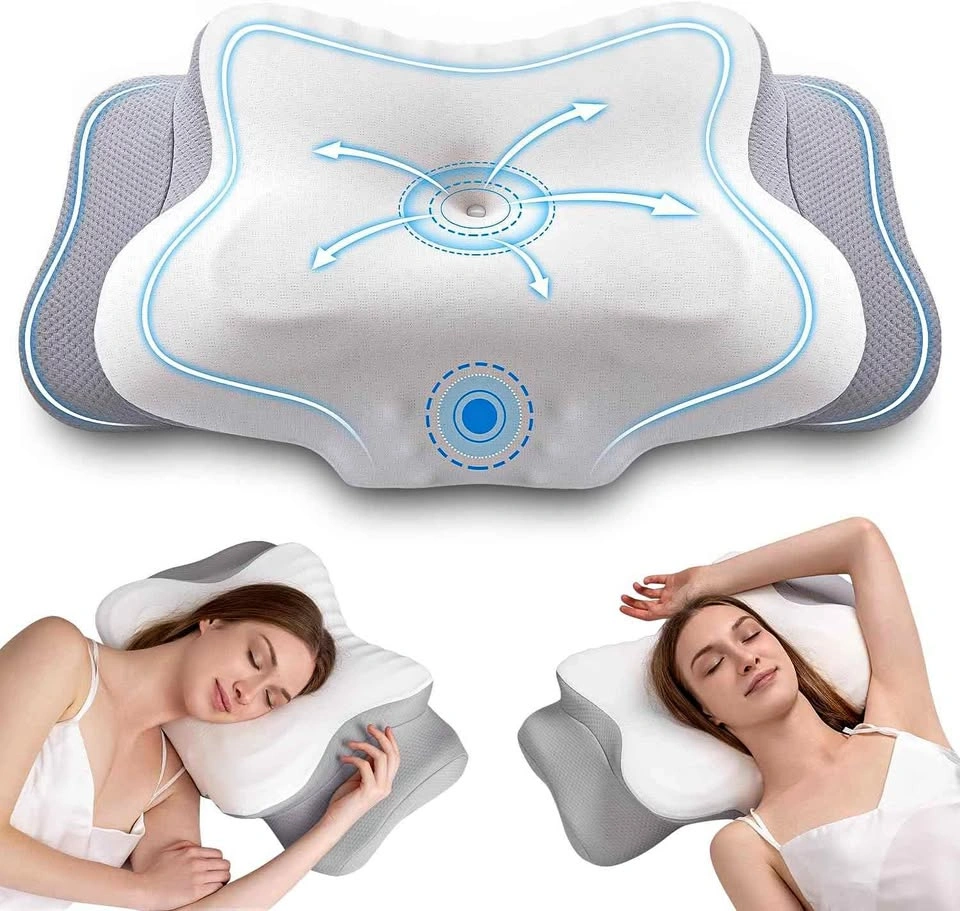 Scozkc Ergonomic Cervical Memory Foam Neck Pillow