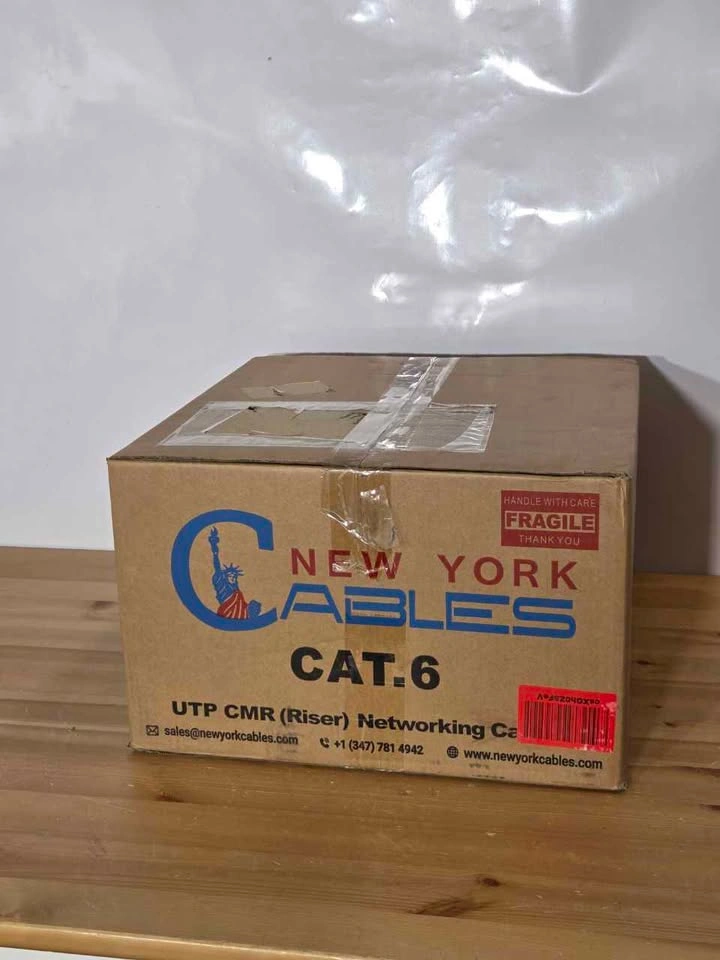 CAT6 Ethernet Cable 1000ft Bulk 10Gbps CMR, New - photo 2