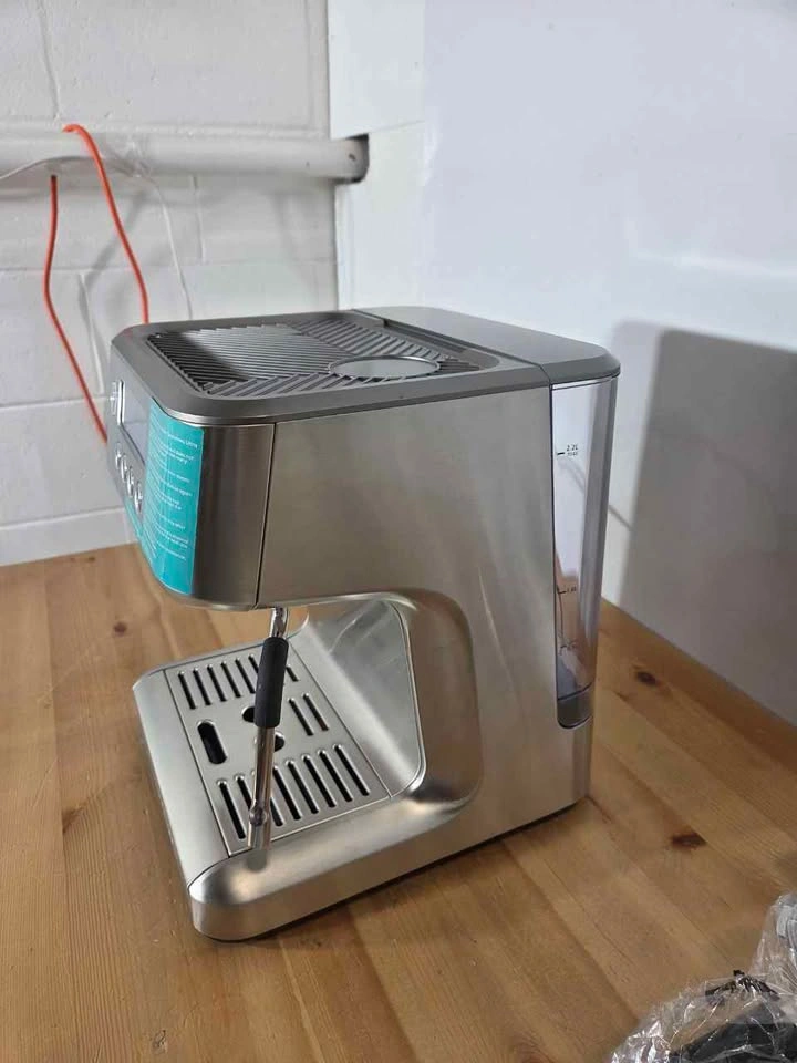 Espresso Machine with Milk Frother LCD Display, New - photo 5
