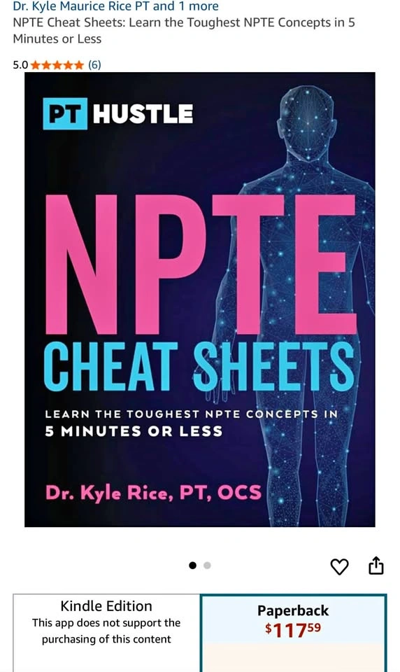 NPTE Cheat Sheets: Toughest NPTE Concepts